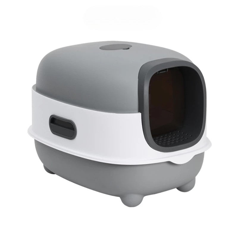 Litter Box Kucing Tertutup Anti Bau – Desain Modern & Nyaman