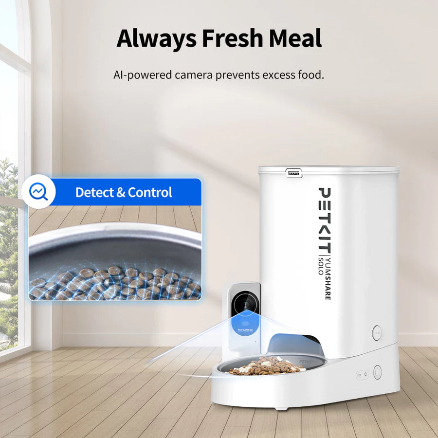 Camera Smart Pet Feeder – Automatic Food Dispenser dengan App Control & Kamera HD