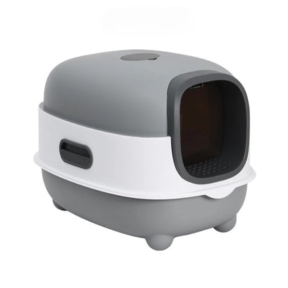 Litter Box Kucing Tertutup Anti Bau – Desain Modern & Nyaman