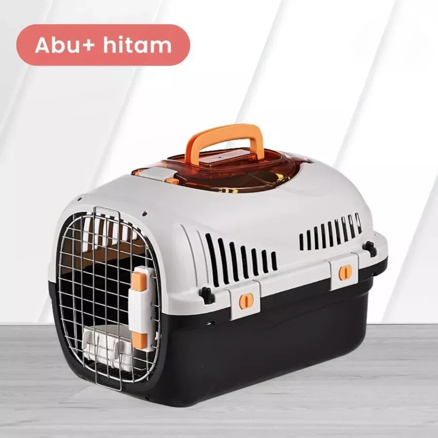 Pet Cargo Portable – Kandang Anjing & Kucing Kokoh dengan 4 Sistem Penguncian Aman