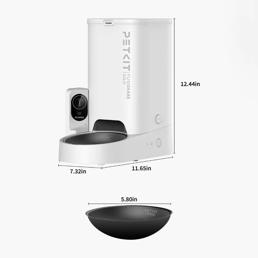 Camera Smart Pet Feeder – Automatic Food Dispenser dengan App Control & Kamera HD