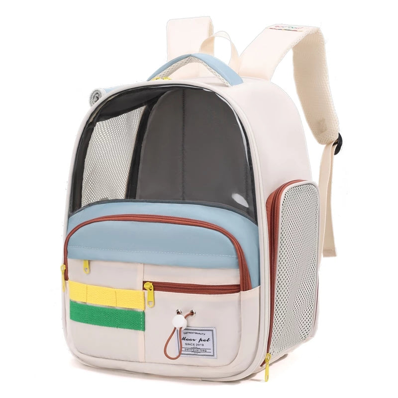 Tas Carrier Anjing & Kucing Stylish – Backpack & Hand-Carry Pet Carrier Bag