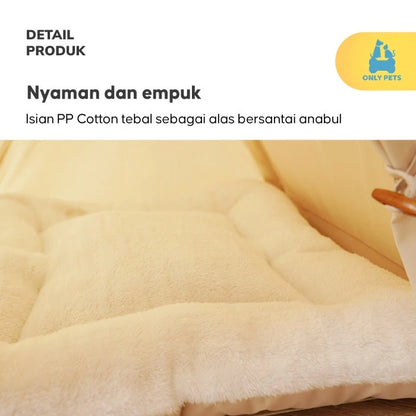 Tenda Kayu Kucing Anjing Desain Skandinavia – Nyaman & Estetik