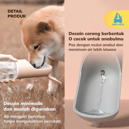 Botol Minum Anjing & Kucing Portable – Travel Water Bottle Anabul 400ml