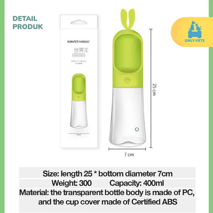 Botol Minum Anjing & Kucing Portable – Travel Water Bottle Anabul 400ml